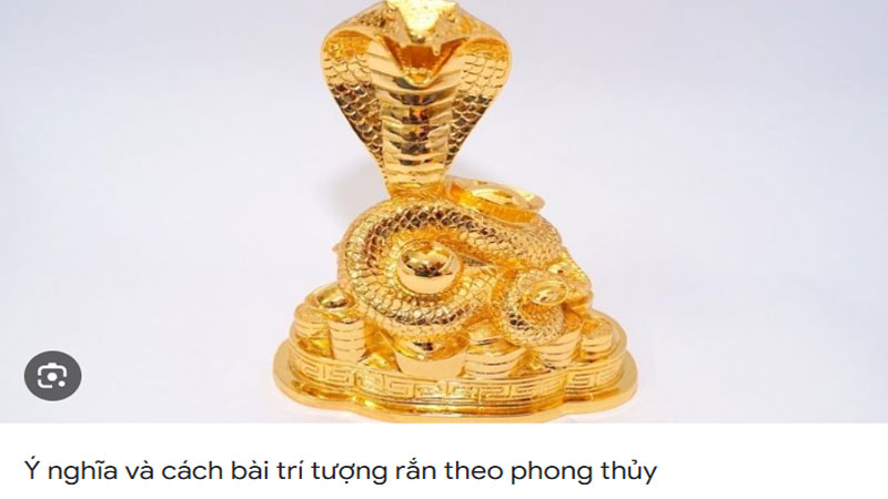 Ý nghĩa của rắn trong phong thủy